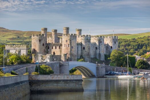 North Wales, Castle, Bridge, River, Historic Site