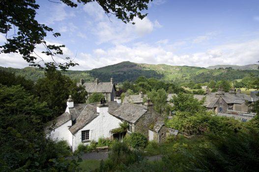 Dove Cottage and The Wordsworth Museum, Grasmere, Cumbria - View of Dove Cottage from Dove Cottage Garden © Wordsworth Grasmere