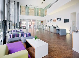 Lobby at DoubleTree by Hilton Manchester Piccadilly