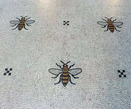 Manchester Town Hall Bee Mosaic Floor