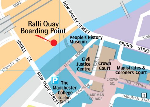 Ralli Quay Boarding map